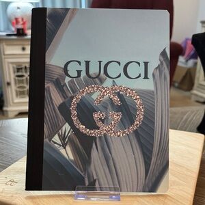 Gucci Black and Gray Notebook